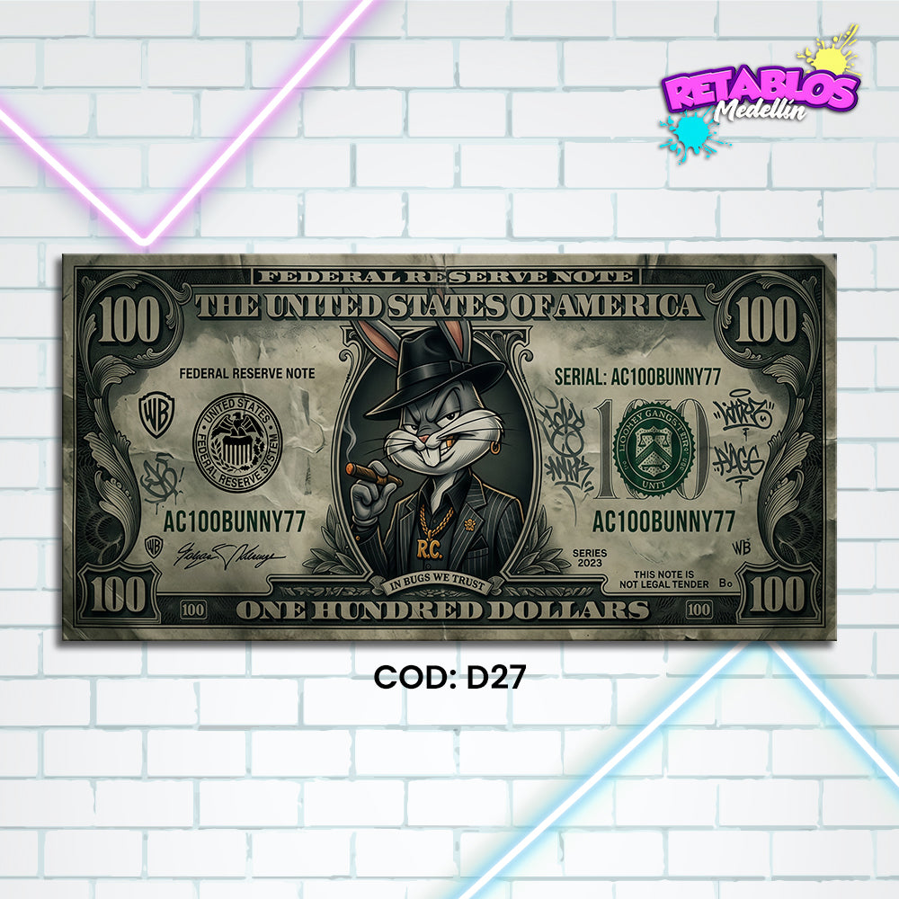 D27 DOLAR BUGS BUNNY