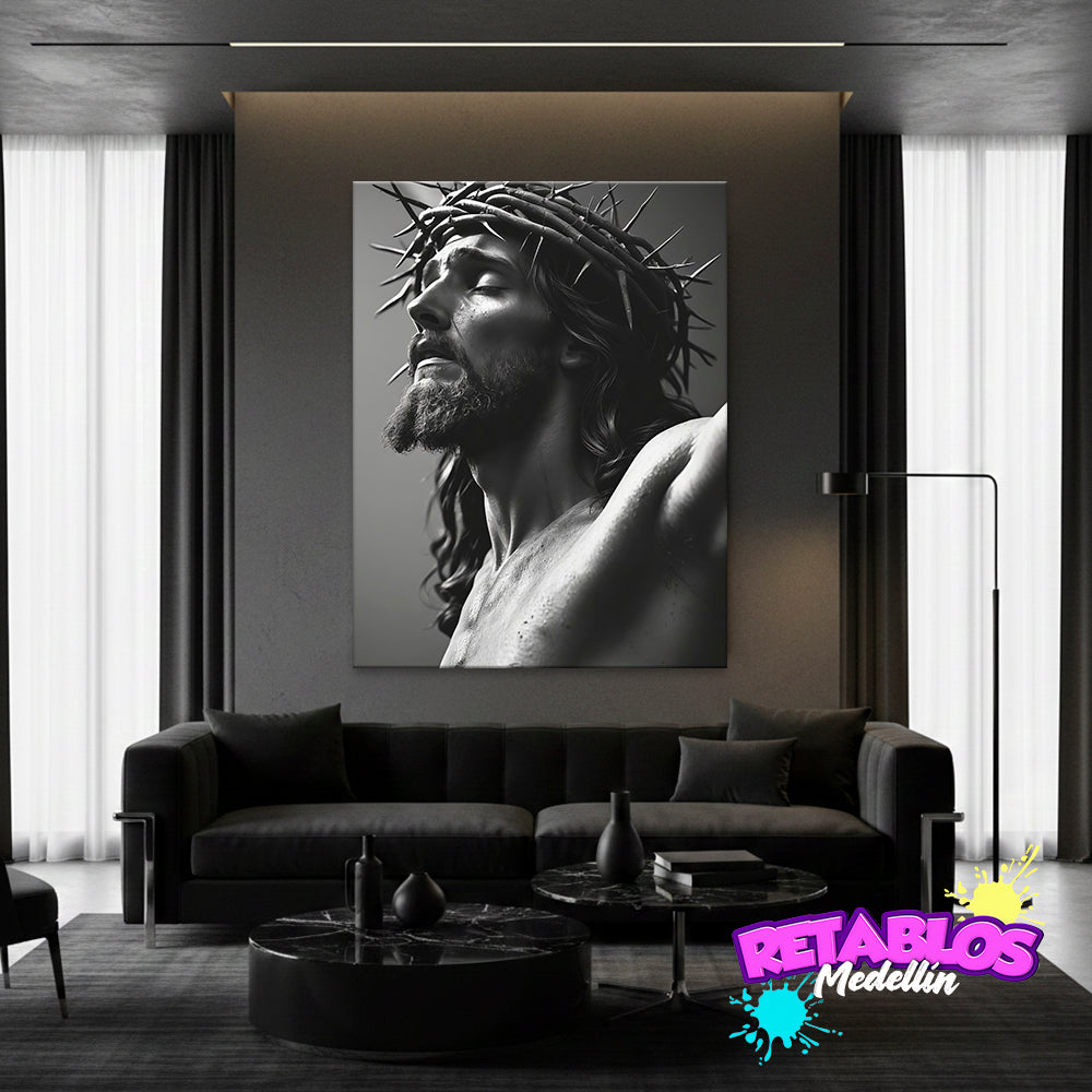 R18 CRISTO ESPINAS BW