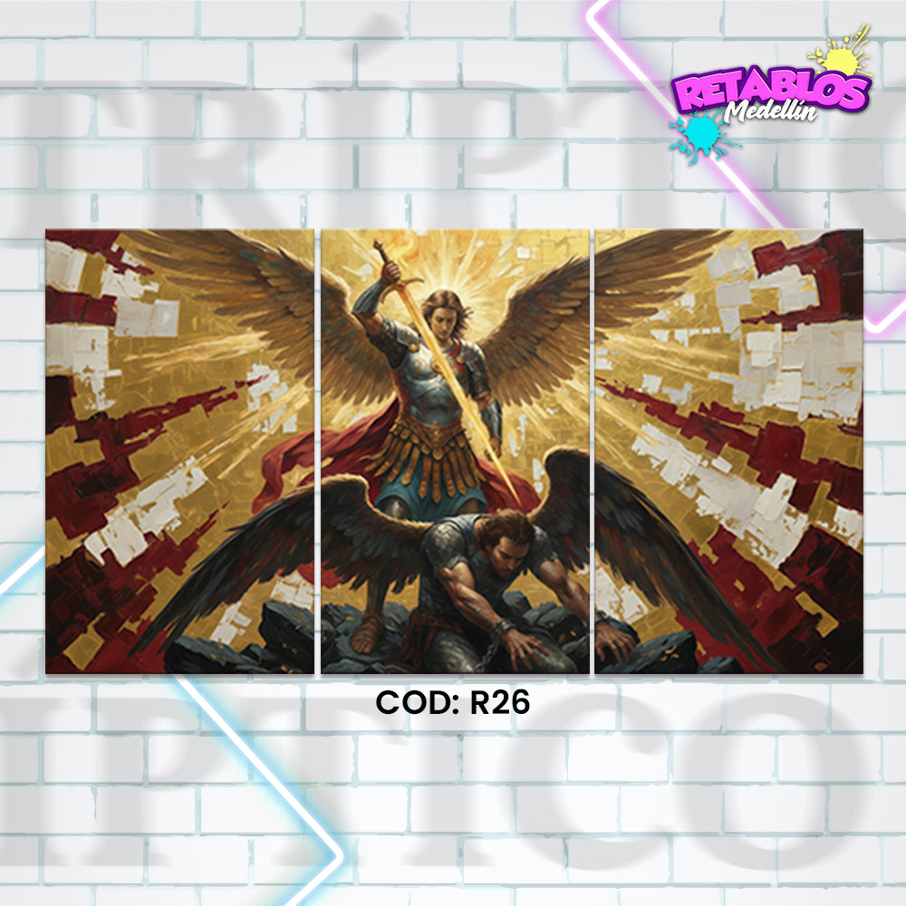 R26 ANGEL VS ARCANGEL 3 PIEZAS