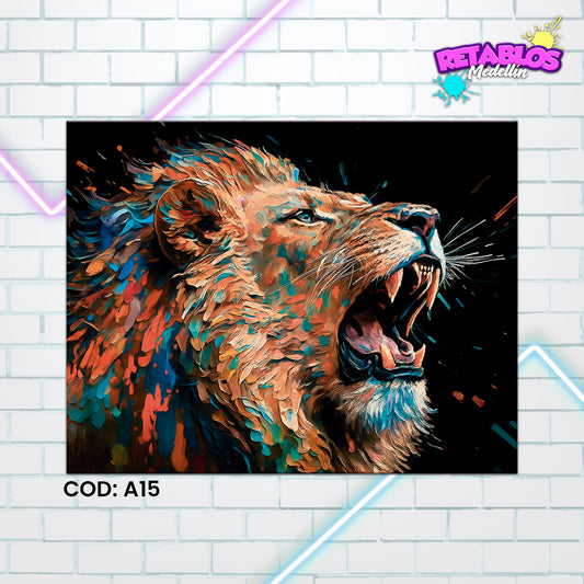 A15 LEON COLORIDO MAJESTUOSO