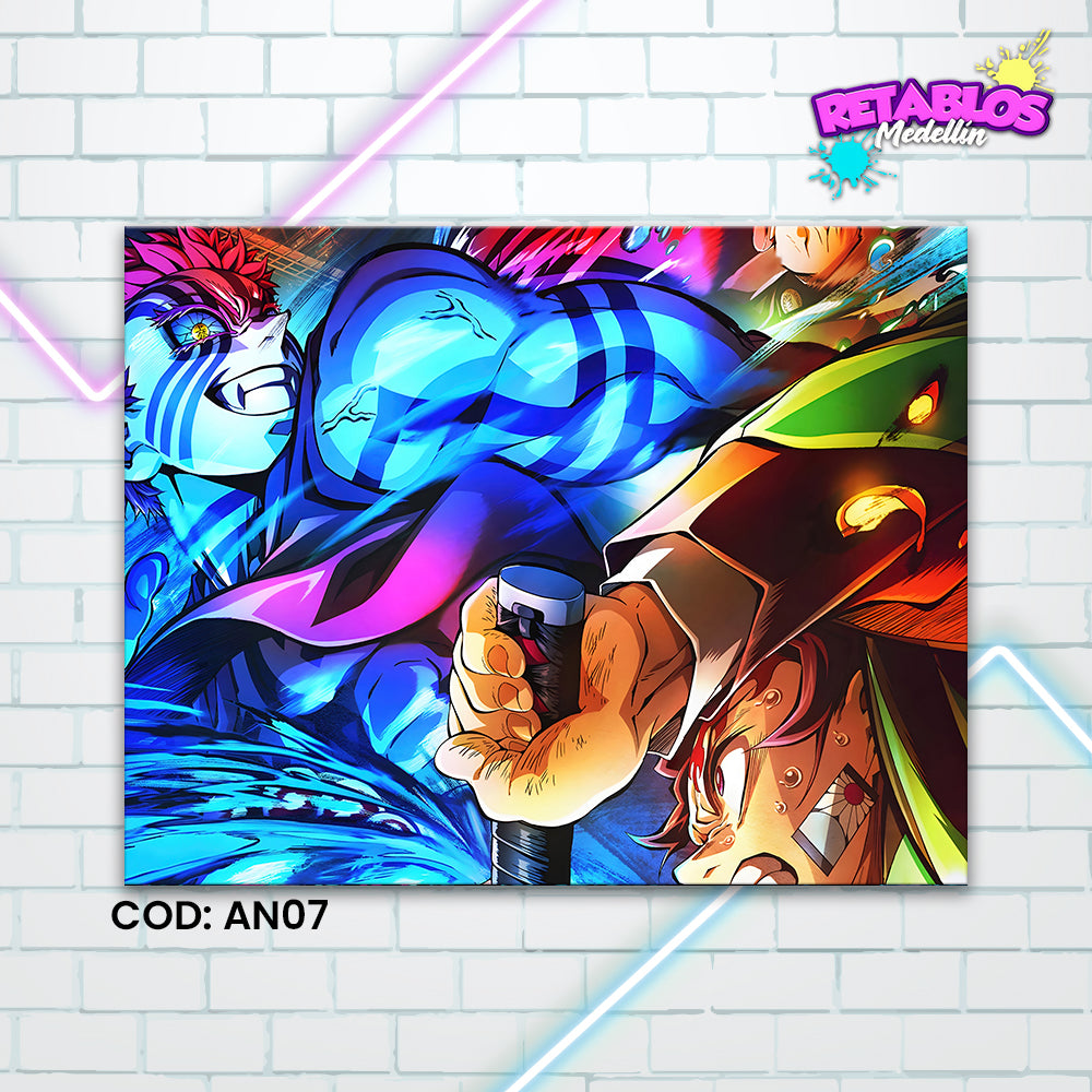 AN07 TANJIRO VS AKASA