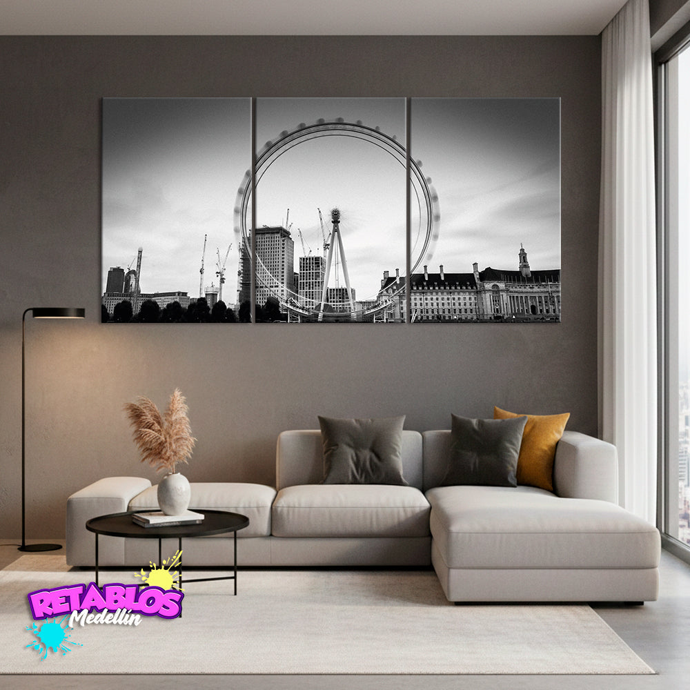C12 LONDON EYE BW 3 PIEZAS