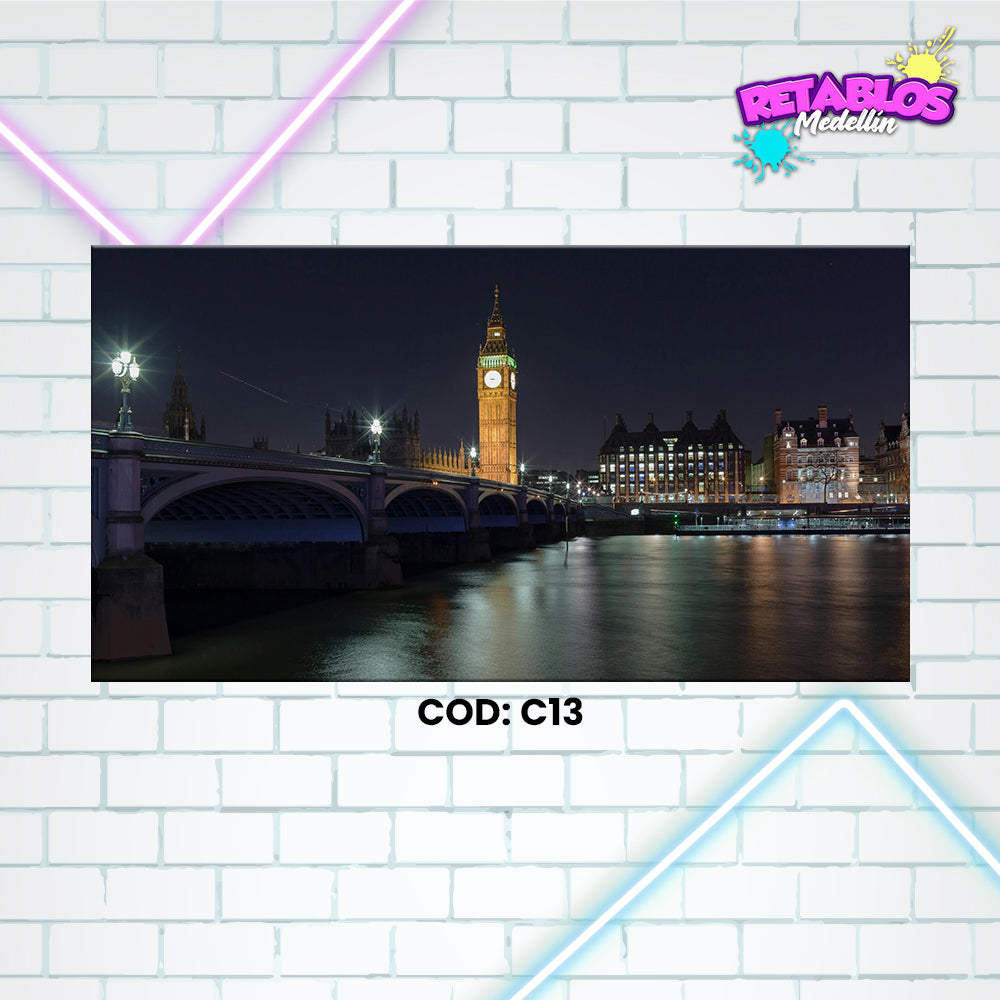 C13 BIG BEN AT NIGHT