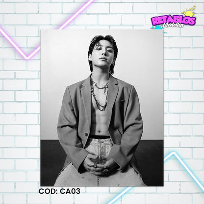 CA03 JUNG KOOK BLACK & WHITE