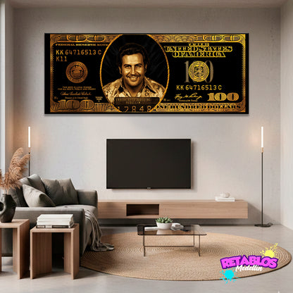 D01 DOLLAR PABLO ESCOBAR (DORADO)