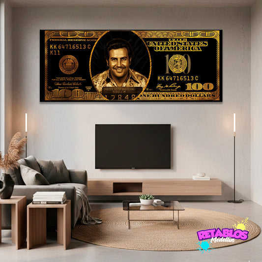 D01 DOLLAR PABLO ESCOBAR (DORADO)