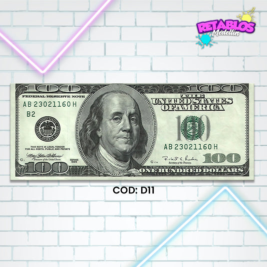 D11 ONE HUNDRED DOLLAR