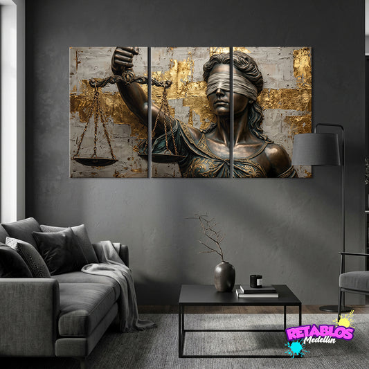 LU07 LADY JUSTICE 3 PIEZAS