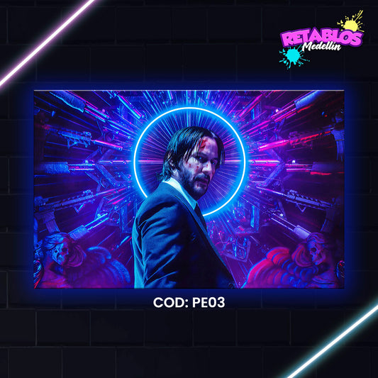 PE03 JOHN WICK LUZ LED