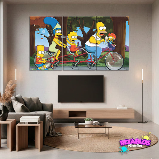 PE08 LOS SIMPSON 3 PIEZAS