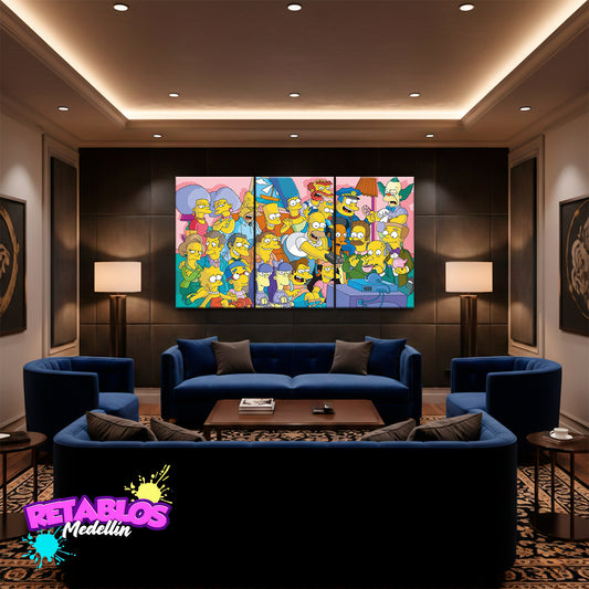 PE11 LOS SIMPSON 3 PIEZAS