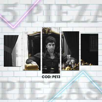PE13 SCARFACE BW 5 PIEZAS