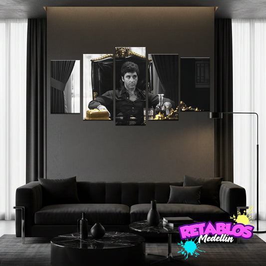 PE13 SCARFACE BW 5 PIEZAS