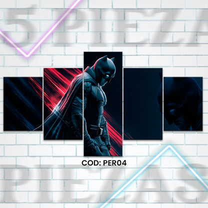 PER04 BATMAN 5 PIEZAS