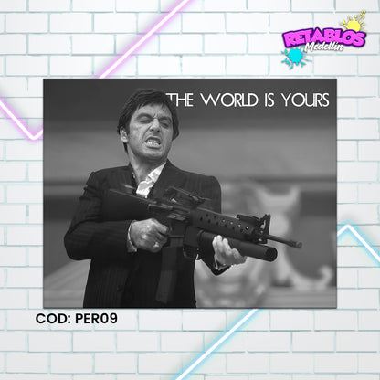 PER09 SCARFACE BW