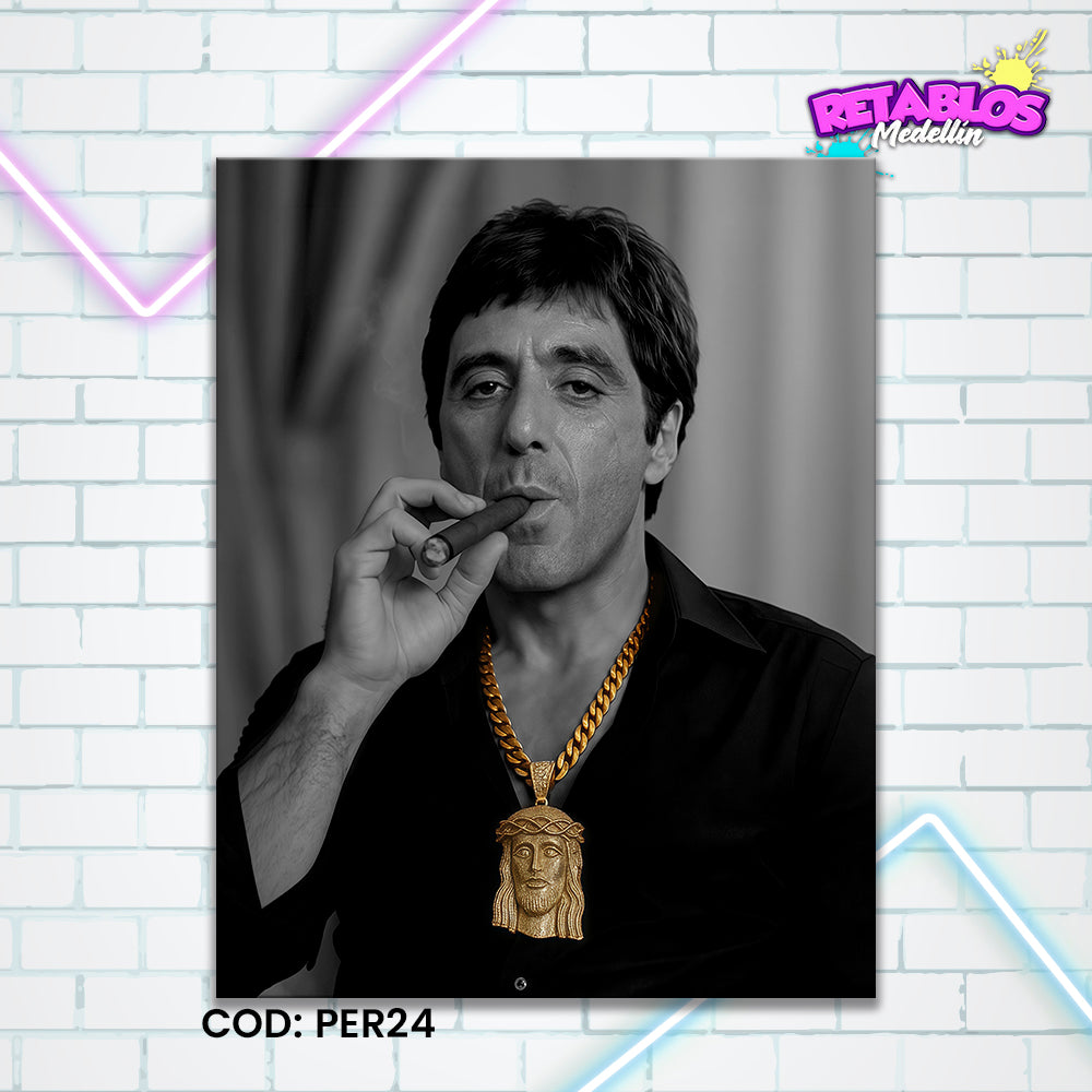 PER24 SCARFACE BW