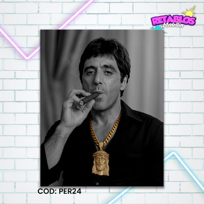PER24 SCARFACE BW