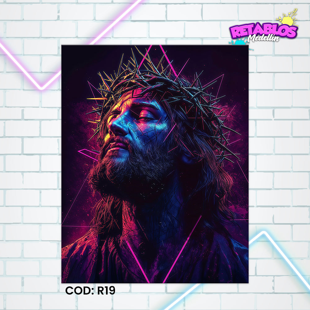 R19 JESUS NEON ART