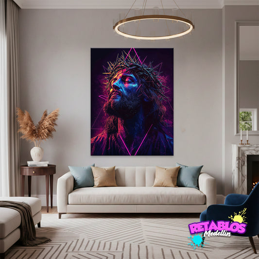 R19 JESUS NEON ART