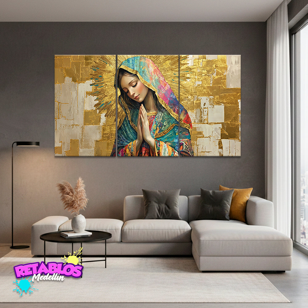 R25 VIRGEN ORANDO 3 PIEZAS