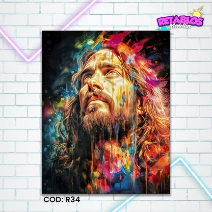 R34 JESUS COLOR ART